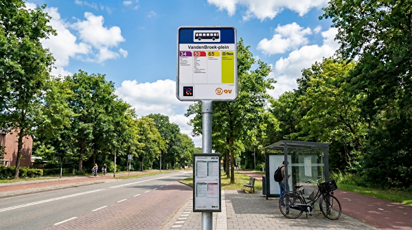 Data-gestuurde Wayfinding - productie halteborden Transdev