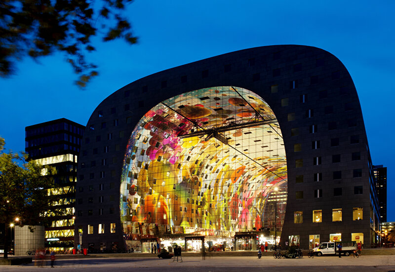 Visuele akoustische prints voor de Markthal Rotterdam - Visual Impact