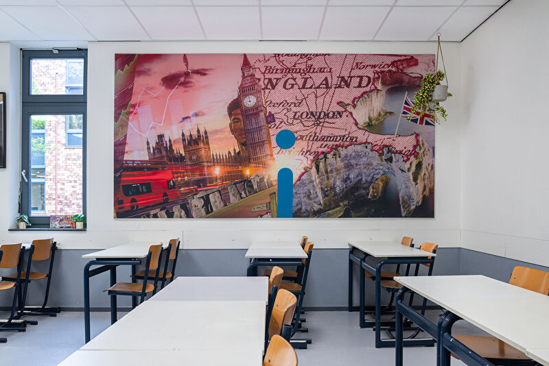 Inspirerende wandvisual Stanislas Pijnacker | Visual Impact